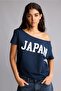 Fitted Kayık Collar Printed Short Sleeve T-Shirt I5167Ax26Au
