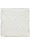 Cloud Patterned 90X90 cm Blanket - White
