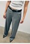 Allbucks Stradi-Various Straight Cut Draped Belted Fabric Trousers Abstr00005 - 2