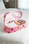 Quilted Floral Large Size Travel and Daily Use Makeup Electronic Cosmetic Bag - 6
