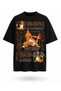 Pokemon Printed Black Relaxed Fit Unisex T-Shirt