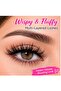 8 Pairs Wispy Fluffy False Eyelashes – Reusable Natural Look Multi-Layered Fake Lashes with Flexible Band 08 - 3