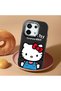 Poco X6 5g Compatible Case Camera Protector Black Silicone Couple Phone Case with Kitty Pattern - 2