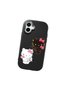 Samsung Galaxy A06 Compatible Case with Camera Protector Black Silicone Couple Phone Case with Kitty Pattern - 3