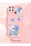 Realme C21Y Compatible Case Camera Protector Pink Silicone Couple Phone Case Floral Pattern - 2