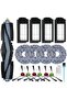 Accessories for Ecovacs Deebot X1 Omni / X1 e Omni / X1 Turbo vacuum cleaners: 1 main brush, 6 side brushes, 4 mop cloths