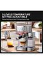 20 Bar Espresso Coffee Machine with Automatic Milk Frother, 3 Temperature Settings, Stainless Steel - 5