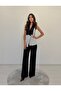 Elegant Posture Contrast Polka Dot Shawl Collar Gold Buttoned Vest Trousers Black Suit - 6