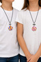 Colorful Lollipop Figured Best Friends Double Children's Necklace Gift for a Friend