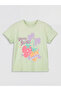 Original Oval Collar Printed Girls' T-Shirt 2-Pack - 2