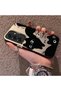 Samsung Galaxy S25 Compatible High-Quality Fun Black Cat Printed Case, Cute Stylish Impact-Resistant.