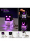 Lighted Keychain with Led Figure That Lights up When Pressed, Keychain Bag and Accessories - 3