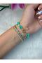 Colorful 3-Piece Bracelet Set Daisy Beads and Stone Waterway Combination Bracelet - 2