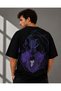Shadowed Knight Anime-Inspired Oversized Unisex T-Shirt – Fantastic Streetwear Graphic Design