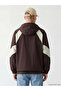Brown Relax Fit Hooded Men's Raincoat - 4