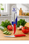 21 cm Stainless Steel Vegetable and Fruit Knife – Sharp Kitchen Knife with Ergonomic Handle - 2