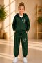 Armikids New Season Unisex Printed Hooded Zippered Tracksuit Set