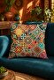 Bohemian Ethnic Patterned 4 Cushion Covers (43X43 cm) Decorative Sofa Cushion Cover Set - 5