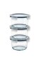 365+Glass Storage Container Set Glass 600 ml Round Set of 3