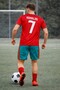 Portugal Football Team Men’s Jersey Set – Number 7 Style T-Shirt & Shorts Kit, Breathable Sportswear-XXL - 4