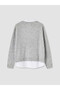 Ozmarka New Season Gray Shirt Collar Women's Knitwear Sweater - 7