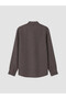 Özmarka New Season Plum Men's Linen Shirt - 6