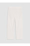 Ozmarka New Season White Relax Fit Dobby Men's Pleated Trousers - 3