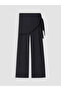 Anthracite Shawl Tie Modal Blend Women's Trousers
