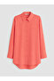 Pink Cotton Women's Shirt Tunic - 5