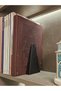 Book Support - Book Holder – Art Deco - Vintage – Black Bookshelf Support – Minimalist Bookend - 3