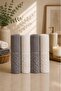 Lina Hammam Set 4 Pieces Gray - Cream