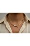 Baroque Pearl Detailed Women's Necklace – Elegant Modern Design Stylish Accessory - 3