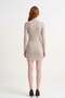 Chest Window Detail Zipper Dress - 4