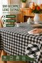 Pötikare Duck Fabric Tablecloth – Liquid-Proof, Stain-Resistant, Wipeable and Washable Special Series
