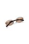 Berlom Oval Leopard Patterned Brown Women's Sunglasses - 52 Ekartman Uv400 Protected - 5