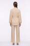 Crinkle Shirt Pants Woven Top and Bottom Set - 4
