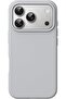 Silicone Case for iPhone 17 Pro Max, Grey | Silky Soft Touch, Shockproof Protection, Scratch