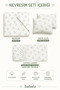 100% Cotton Green Teddy Bear Patterned 80X110 Duvet Cover - Baby Elastic Sheet Set - 2 Pillowcases 60X120 / 70X120 / 70X110 Mother's Side - Park Bedding - 2