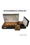 Schondor- Decorative Chess-Backgammon- Luxury Set-model ,BA-CH-S6-size,L50xW50xH5 - 2