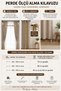 Light Brown Linen Background Curtain with Dense Pleats, Suitable for Cornice, Single Panel + Ties - 7