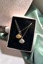 Pearl Detailed Oyster Necklace - 4