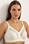 Reinforcing Thick Rubberized Non-Supporting Underwire-Free Bra