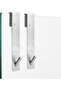 Two bathroom hooks, extended stainless steel hooks, for shower wall use, silver, 17.8 cm.