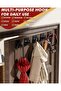 Heavy-Duty 22 lb Max Adhesive Wall Hooks 5 Pack Self-Adhesive Stainless Steel Hooks Towels Coats Bathrobes Waterproof Oil-Proof Rust-Proof - 3