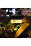 4-Pack Solar Fence Lights LED Wall Lights Outdoor IP65 Waterproof Warm Lights Backyard Garden Garage Path Lithium Battery Sensor - 2