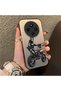 Redmi A4 Compatible with Helmeted Motorcyclist Drawing Printed Men's Style Phone Protective Case