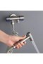 Premium Toilet Bidet - Bathroom Accessories - Toilet Shower - Toilet Flushing Device - Handheld Toilet Shower Head - Silver - 4