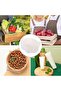 Three-piece hanging kitchen storage bucket set - miscellaneous items storage bucket - white - 6