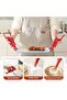 Kitchen dish clips with heat-resistant handles—made of ABS, silicone, and iron. - 3