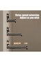 Extendable suction cup clothes hanger, no-drill wall-mounted clothes hook, space-saving foldable shelf, Geschikt voor bathroom/kitchen, grey, 2-pack - 5